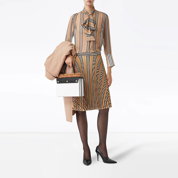 Юбка женская Burberry повседневная длинная хаки — фото 2