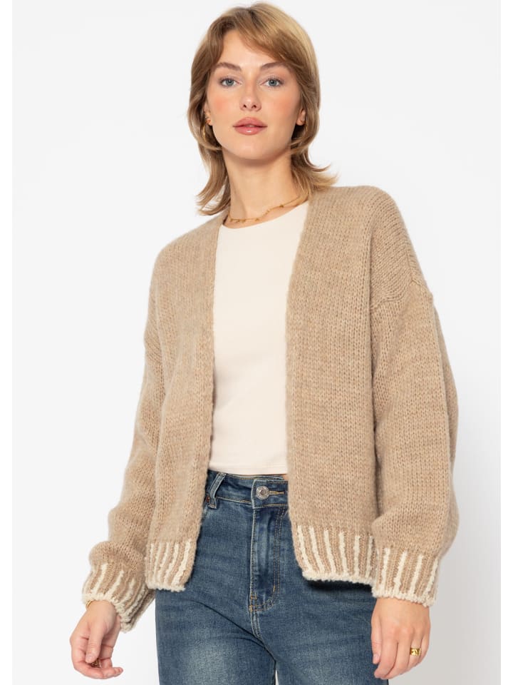 

Кардиган SASSYCLASSY Oversize Strick-Cardigan, цвет Camel, Hellbeige