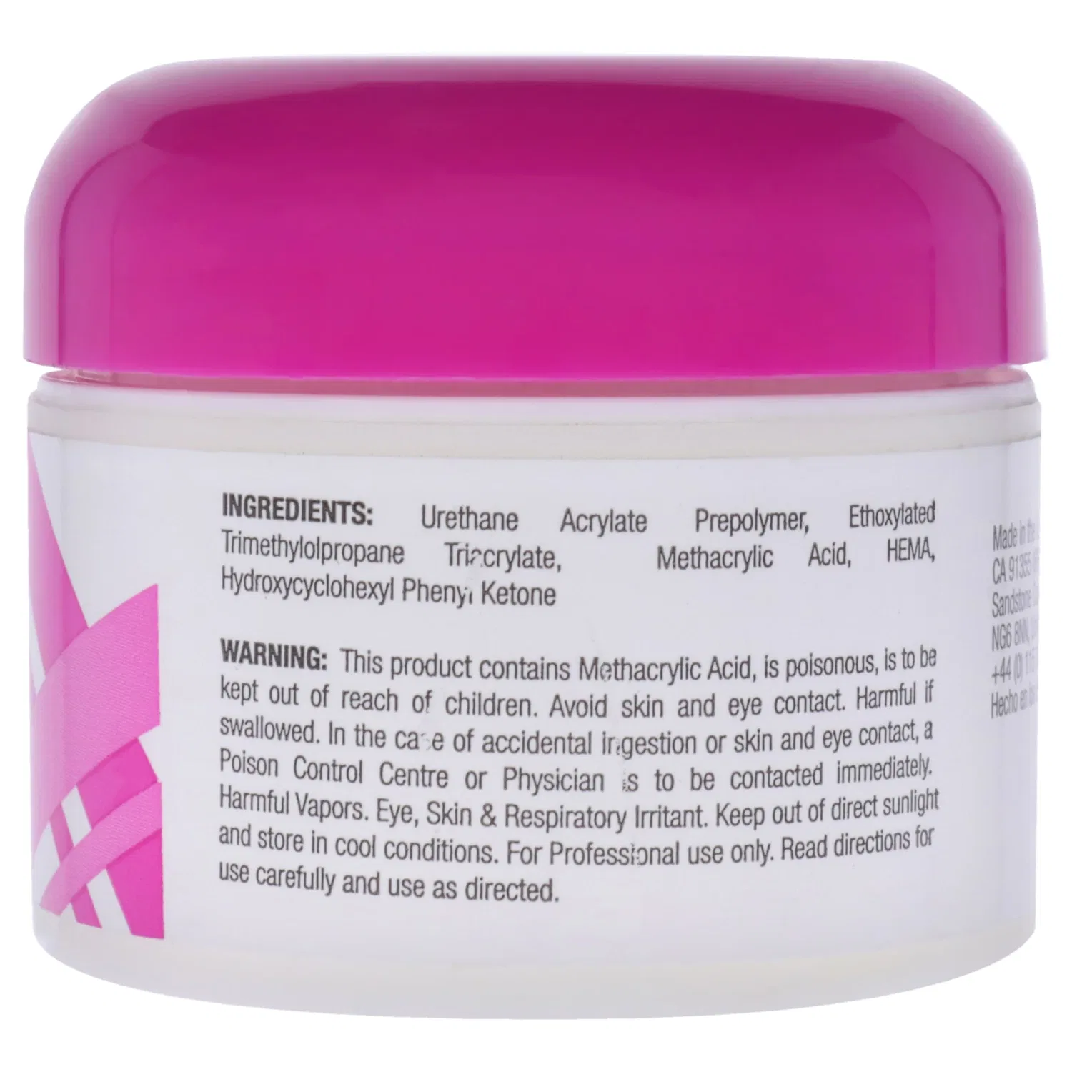 Гель для ногтей Starlite UV Gel - прозрачный от Cuccio Pro для женщин - 28 г, розовый — фото 2