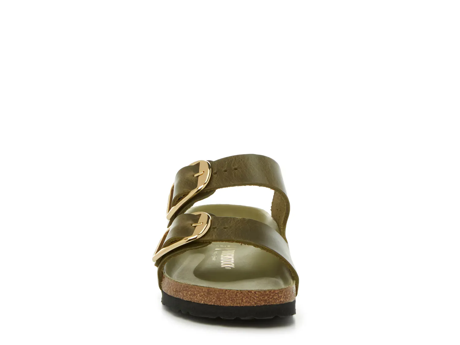 Сандалии Arizona Big Buckle Slide Sandal Birkenstock, темно-зеленый — фото 2