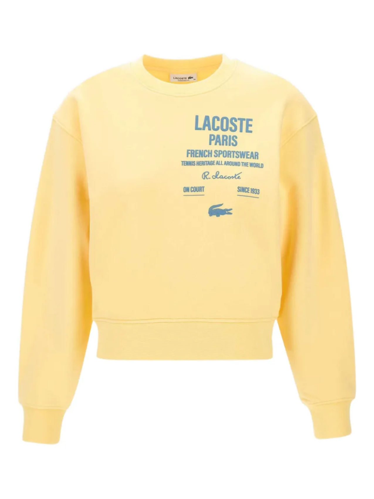 

Толстовка Lacoste из хлопковой смеси, желтый