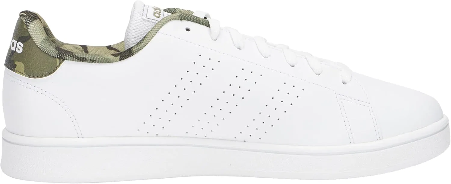 Мужские кроссовки Adidas Advantage Low (не для футбола), Cloud White Cloud White Orbit Green — фото 4