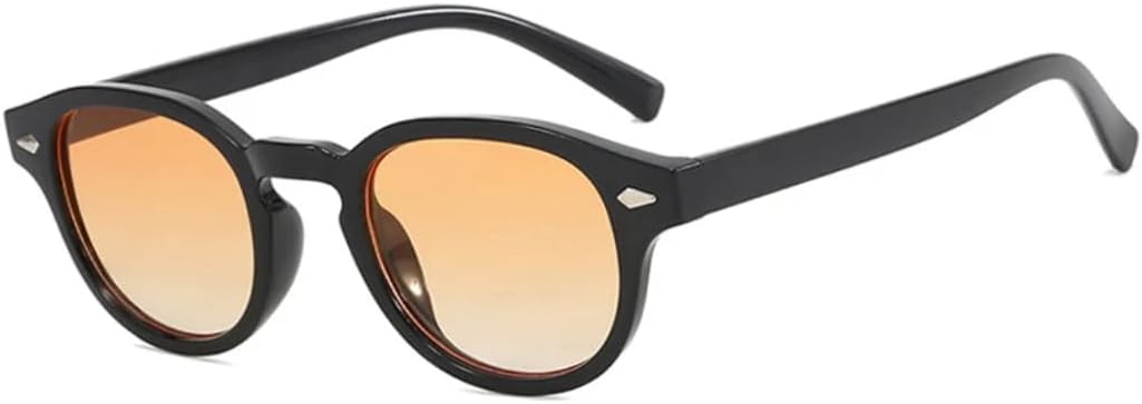 

Солнцезащитные очки с защитой UV400 | Круглые линзы желто-синего цвета | Для женщин и мужчин, для занятий спортом на открытом воздухе и вождения DSVIGF, Black Gradient Tea