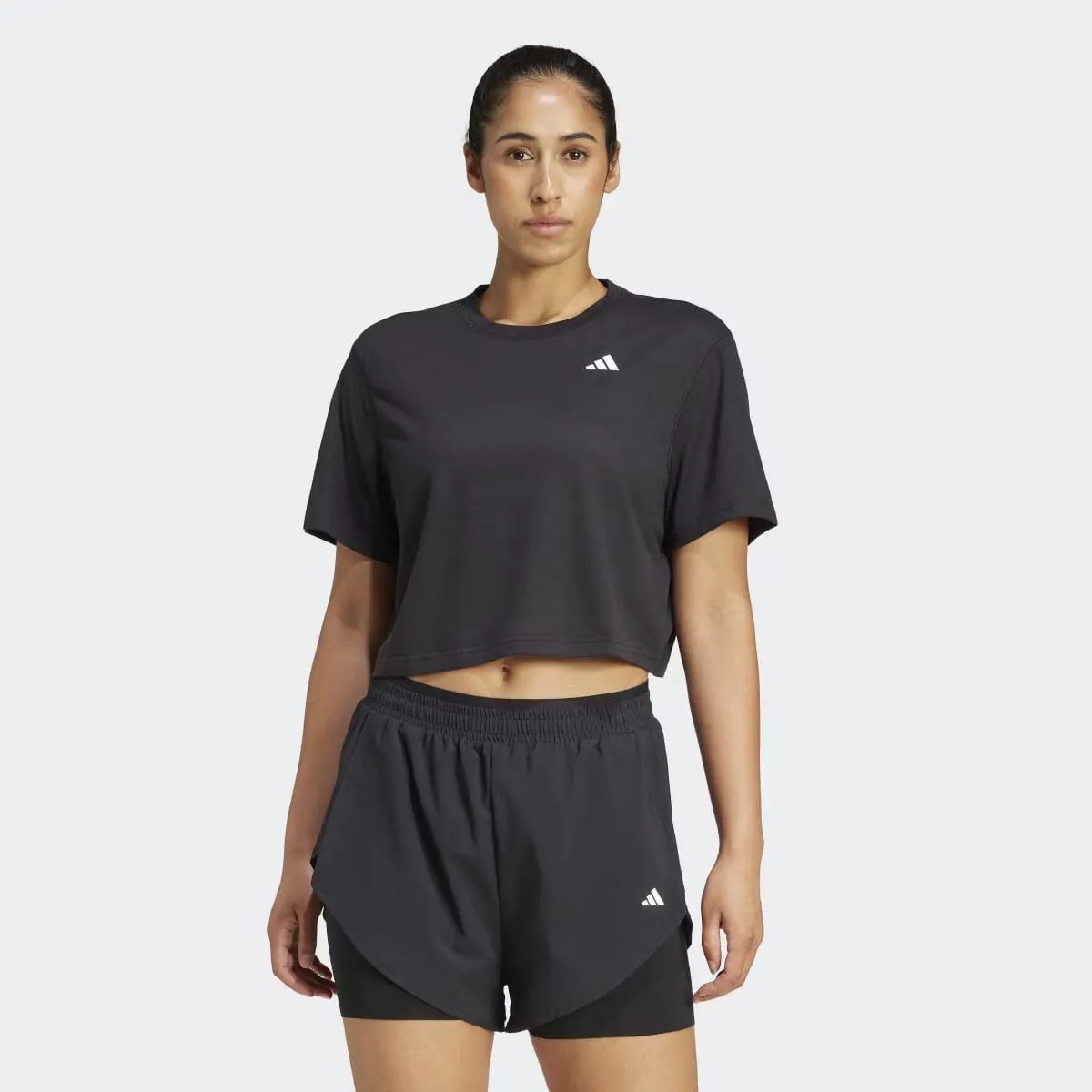 

Женская футболка Adidas Train Essentials Boxy Workout, черный