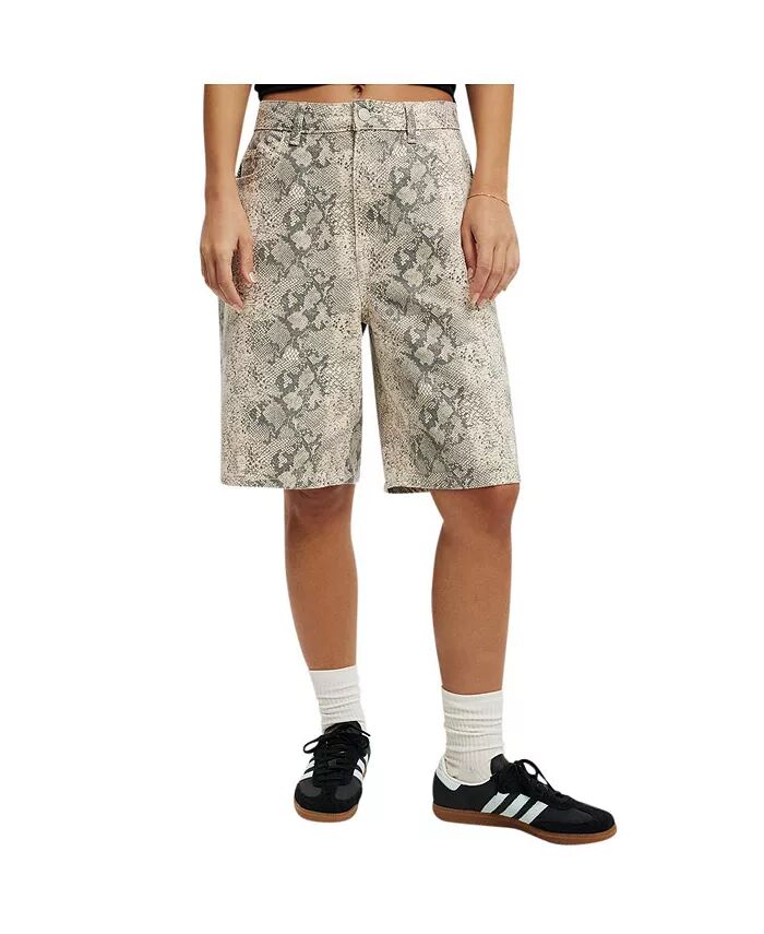 

Женские супер мешковатые джинсовые шорты COTTON ON, зеленый