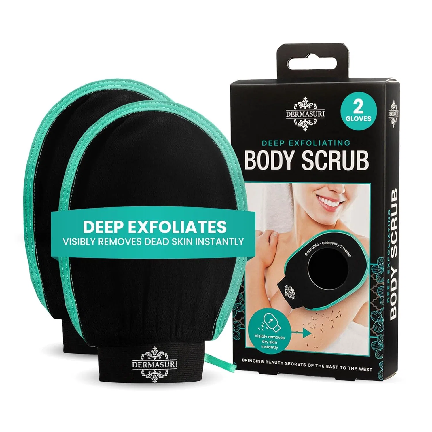 Глубоко отшелушивающая перчатка Dermasuri, 2 шт. Dermasuri