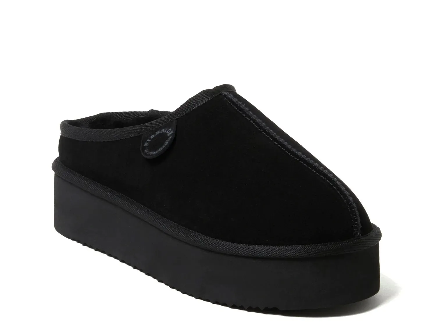 Тапочки Dearfoams Queenstown Platform Slipper — женские, черные