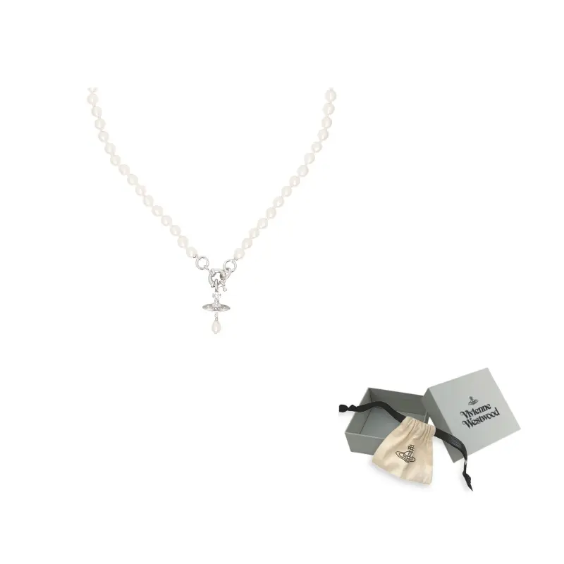 

Vivienne Westwood Серебряное ожерелье из латуни для мужчин Silver