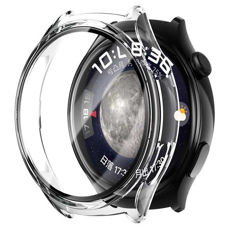 

Protective Case Huawei PC Plastic Case Material Watch4Pro Penc Iwatch, [Transparent Color] Pc Shell Film Integrated Model