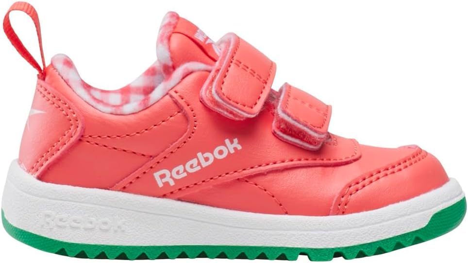 

Детские кроссовки Reebok Court Advance с эластичным верхним ремешком (унисекс), белый/синий/зеленый