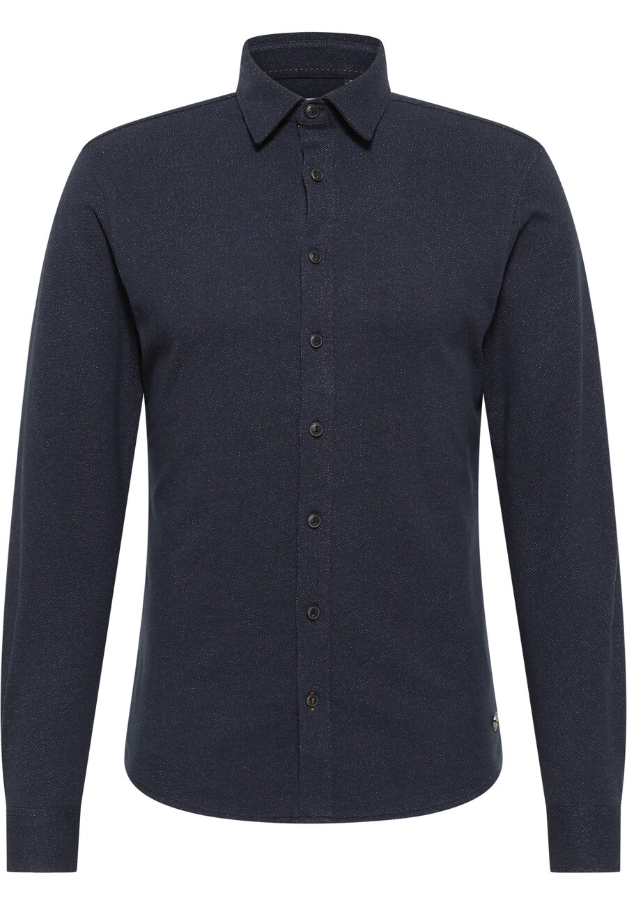

Рубашка Slim Fit на пуговицах DreiMaster Maritim, морской синий