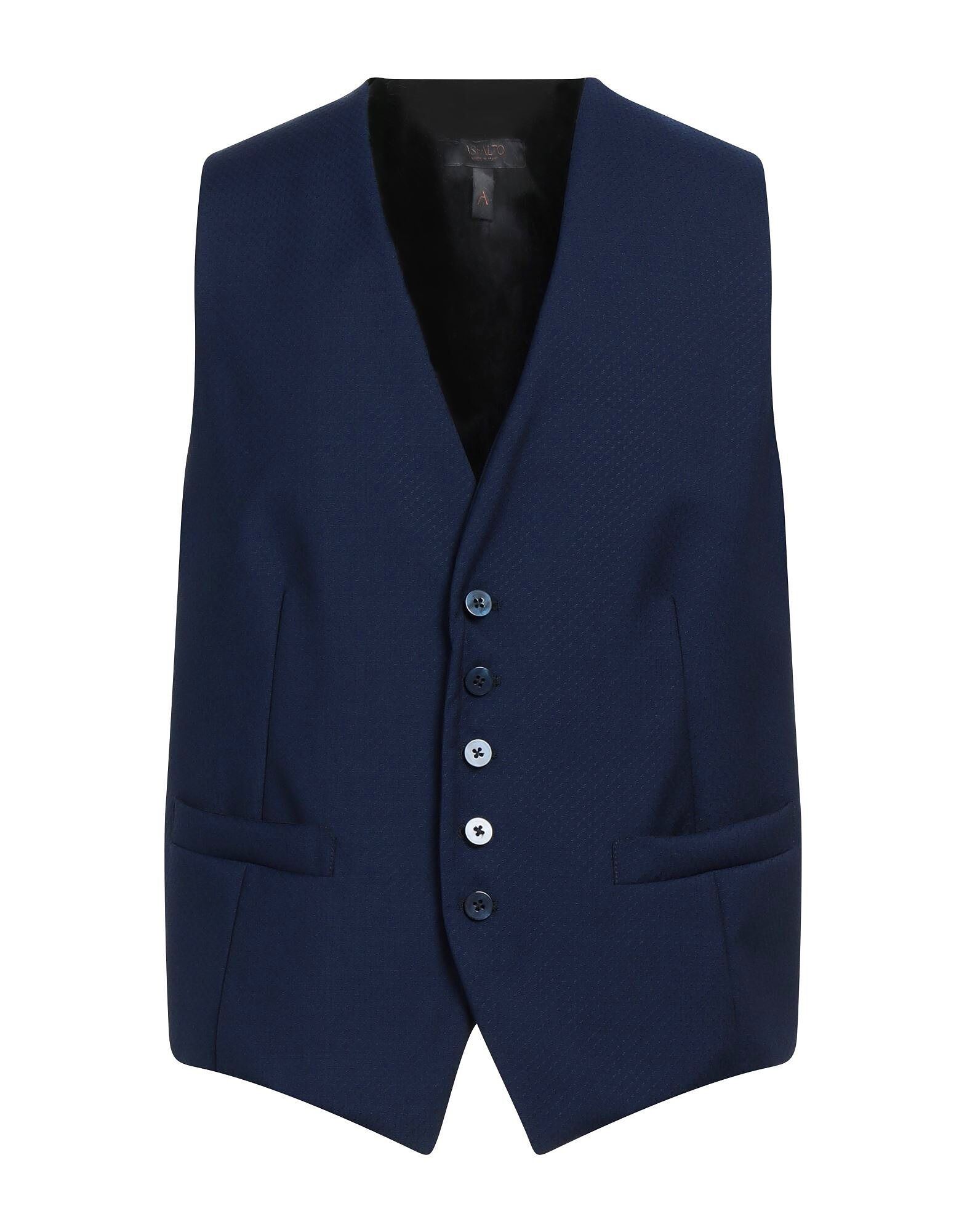 

Жилет, сшитый на заказ Asfalto, синий