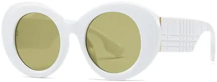 

Винтажные круглые солнцезащитные очки в разноцветную полоску 2027 года для женщин и мужчин, модные большие солнцезащитные очки для женщин MTZJH, Green3179