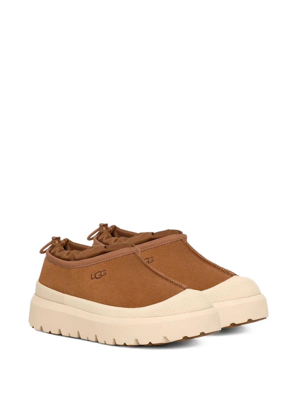 Кроссовки на толстой подошве с регулируемой застежкой Ugg, коричневый — фото 2