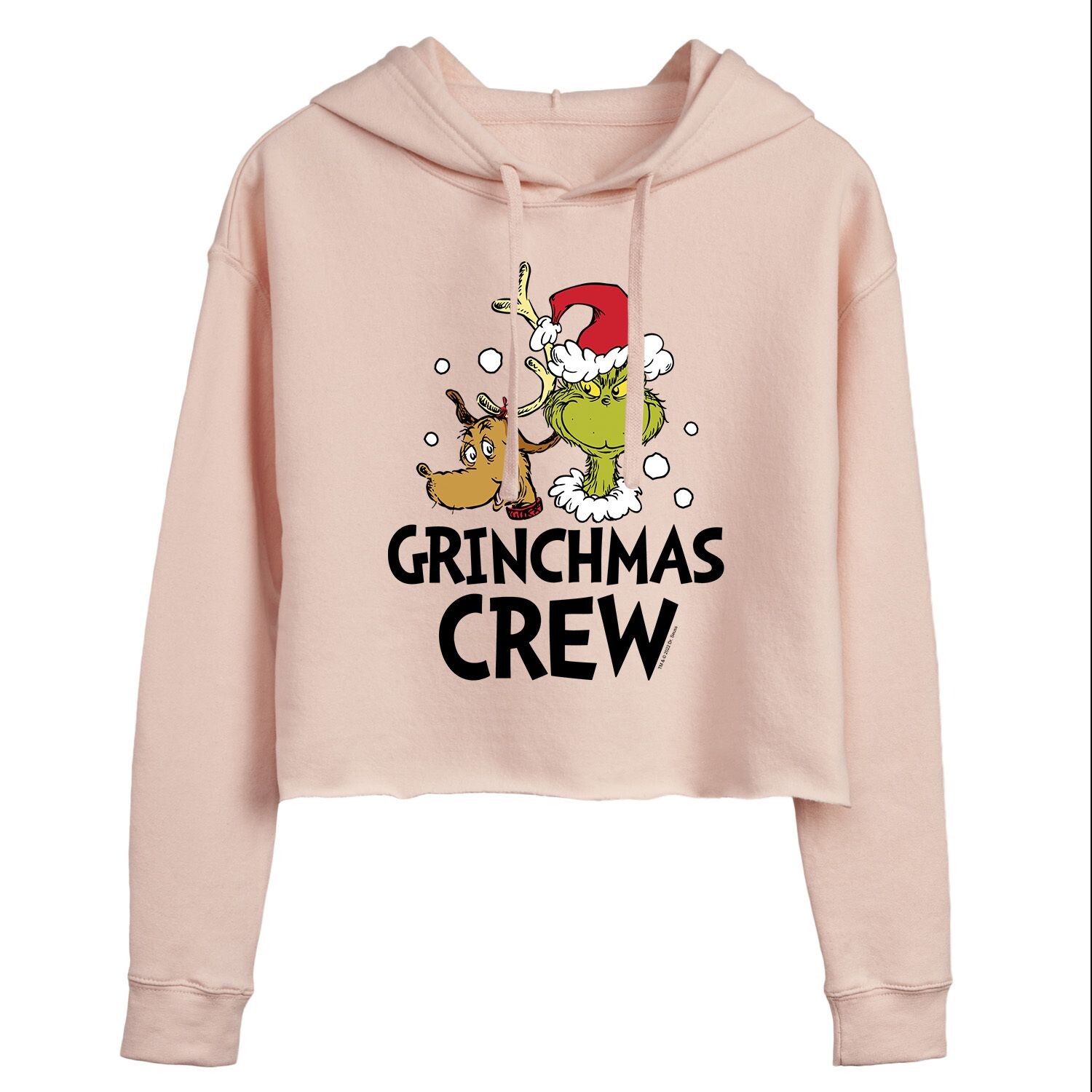 

Укороченная толстовка с рисунком Grinchmas Crew для юниоров Dr. Seuss's The Grinch Licensed Character