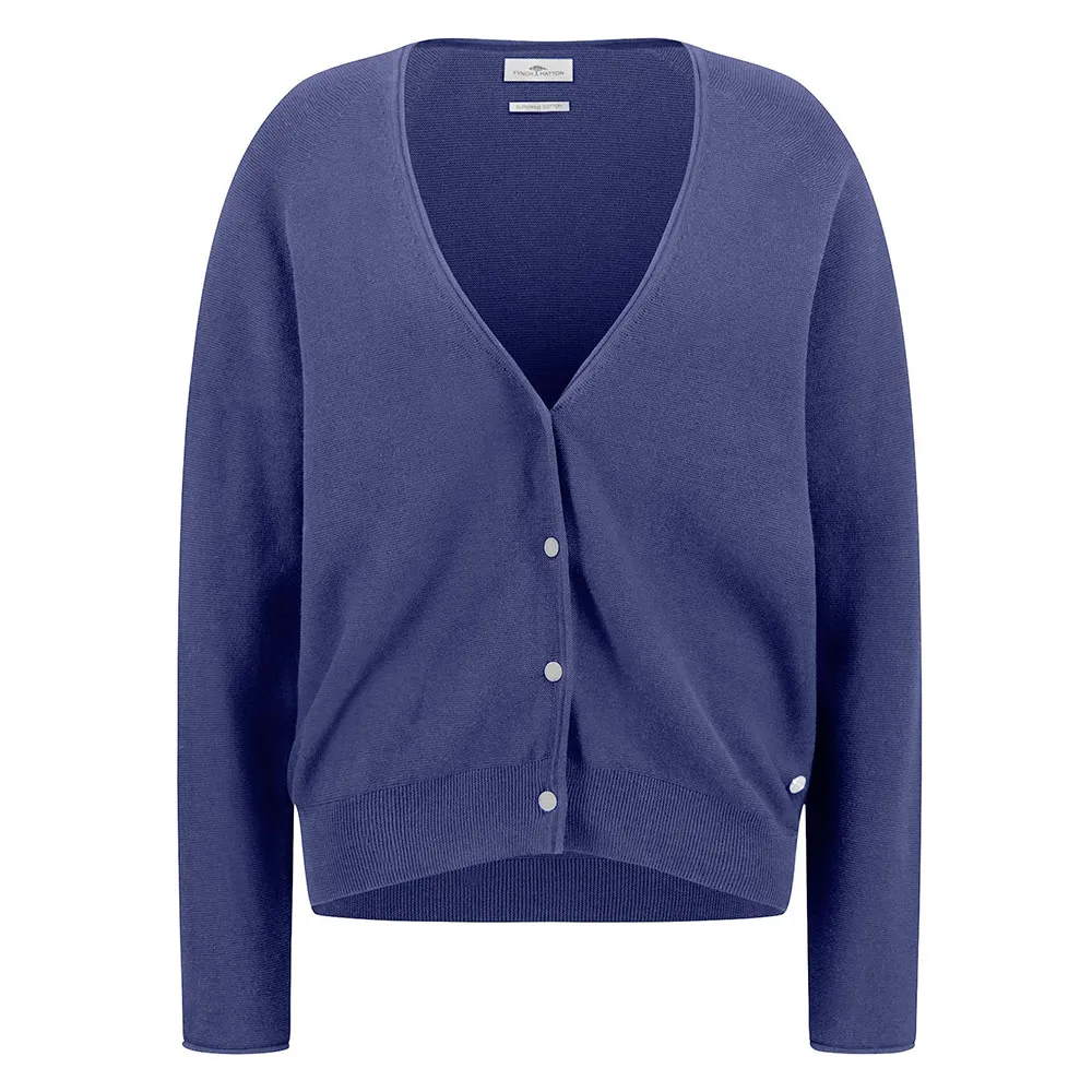 

Кардиган Fynch Hatton 24127005 Fine Cotton, синий