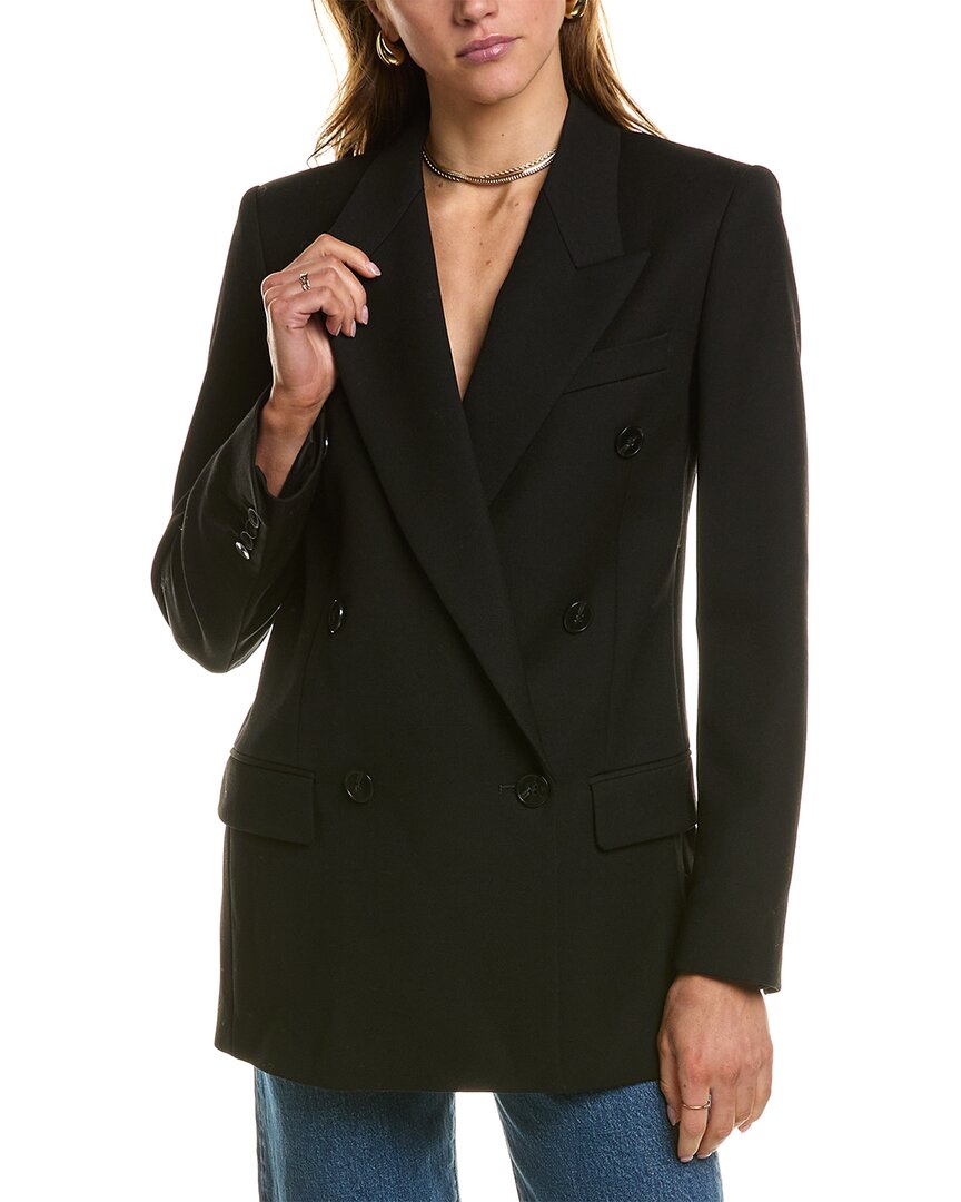 

Шерстяной блейзер Reiss Mabel, черный