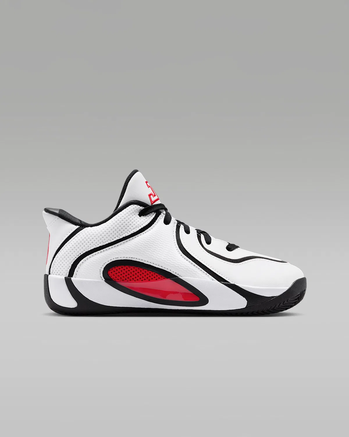 Кроссовки для детей старшего возраста Tatum 4, White/Black/University Red — фото 3