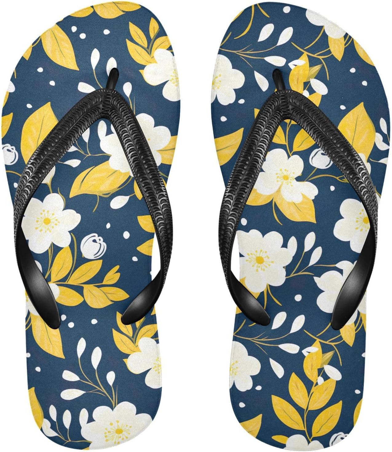 

Шлепанцы SPRIPORT Lemon Blue Slim для женщин и мужчин, удобные повседневные вьетнамки с мягкой подошвой, нескользящей резиновой подошвой, сандалии для прогулок, летний пляж, Multicoloured