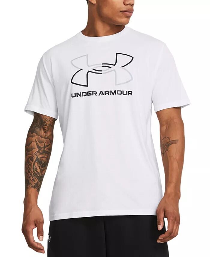 

Мужская футболка с графическим логотипом GL Foundation Under Armour, белый