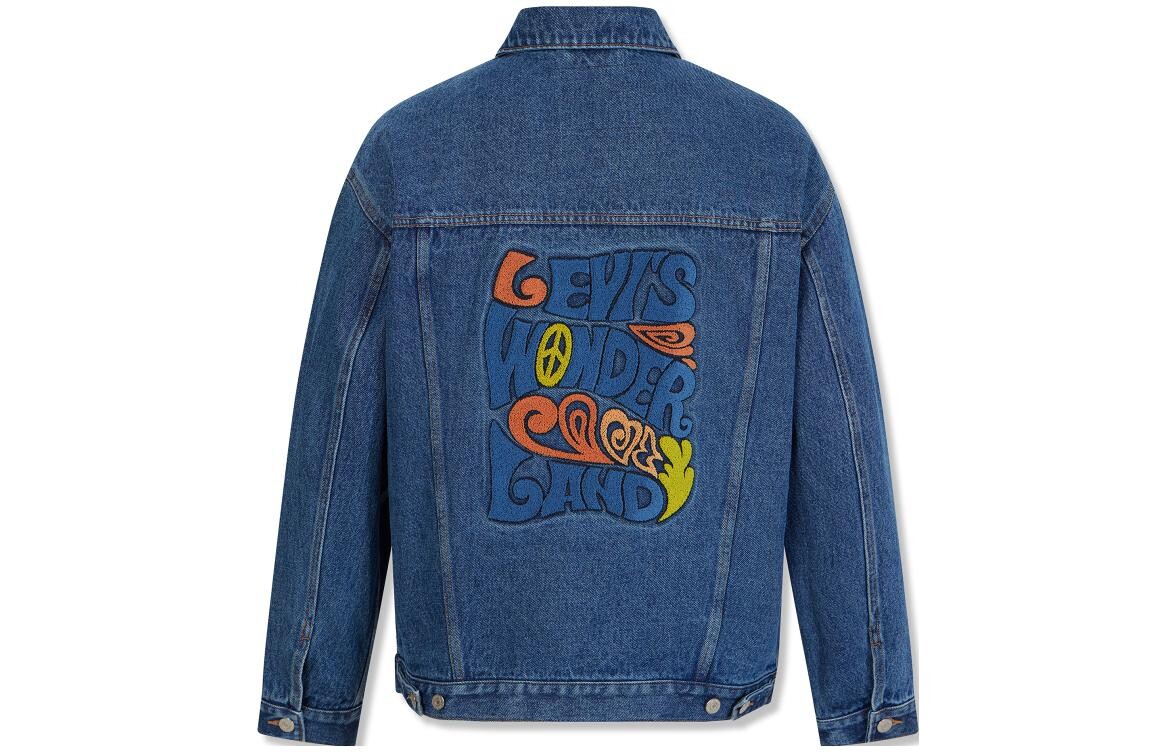

Джинсовая куртка мужская синий Levis