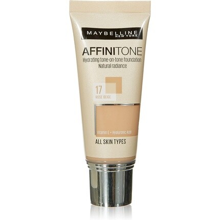 

Maybelline Affinitone Unifying Foundation Cream 30 мл 17 Rose Beige Maybelline New York