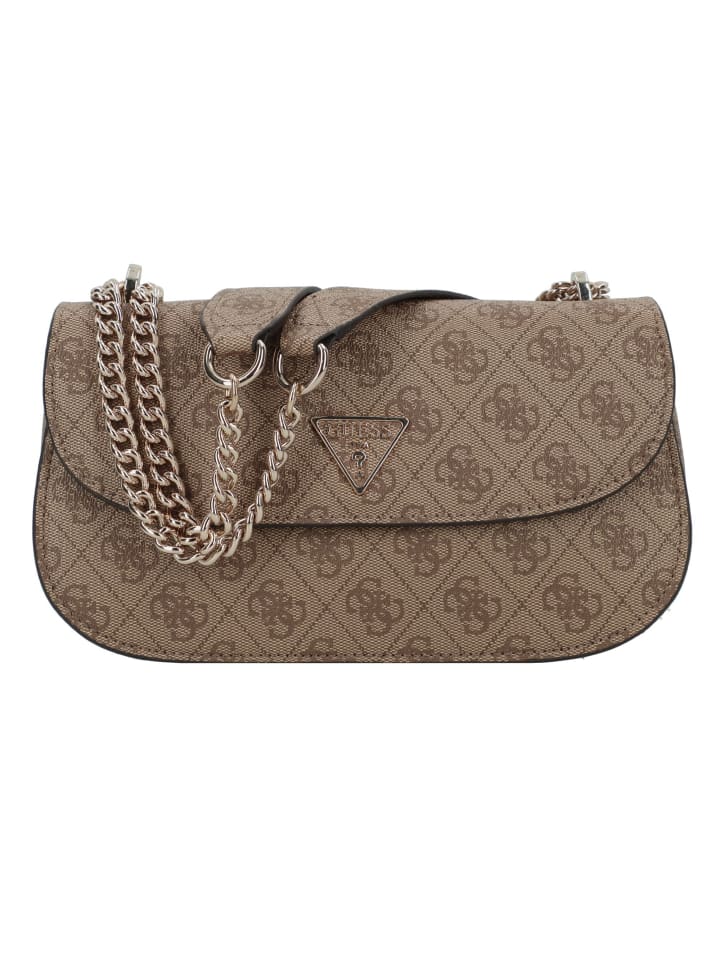 

Наплечная сумка Guess, цвет latte logo