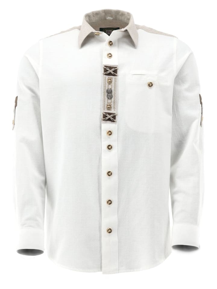 

Традиционная рубашка Кодари белого цвета OS-Trachten