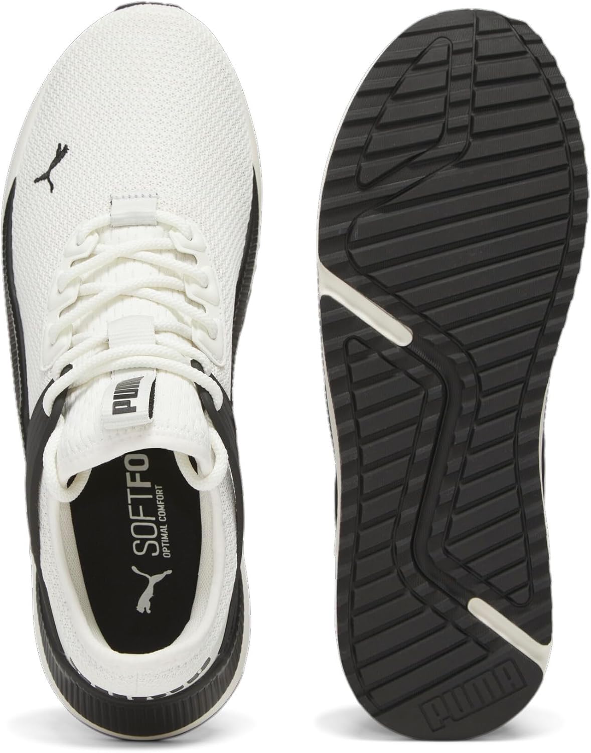 Мужские кроссовки PUMA Pacer Future Trail, белый/черный — фото 2