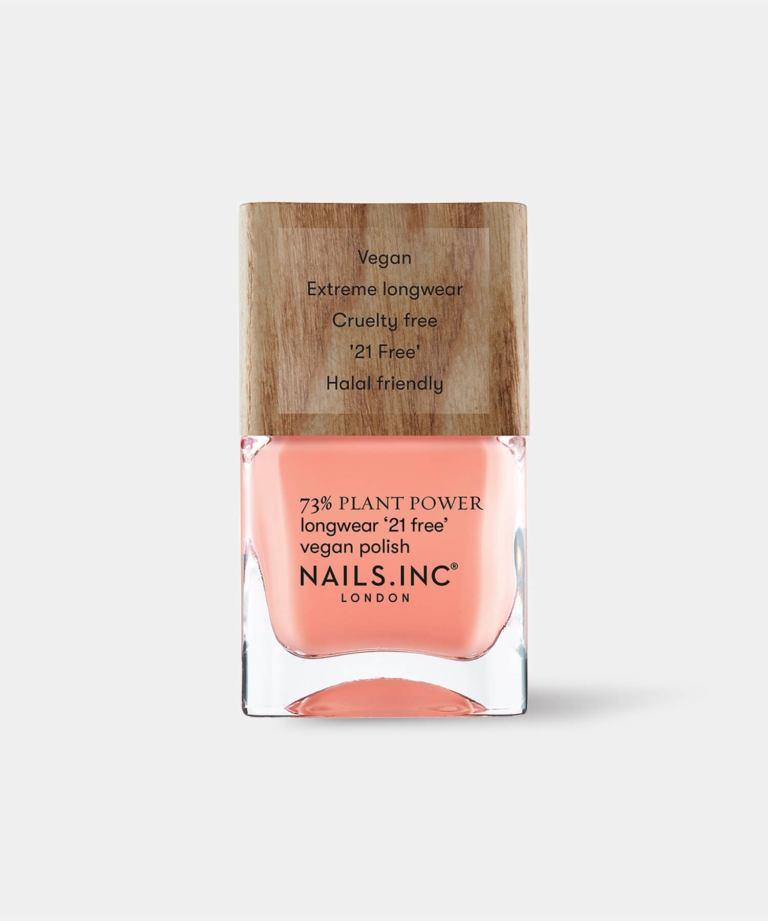 Лак для ногтей Профессиональная зубная щетка Zero Waste Pro Nails Inc, Neon Peach