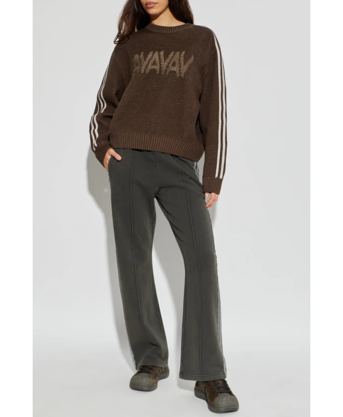 Вязаный свитер Avavav Adidas Originals, коричневый — фото 2