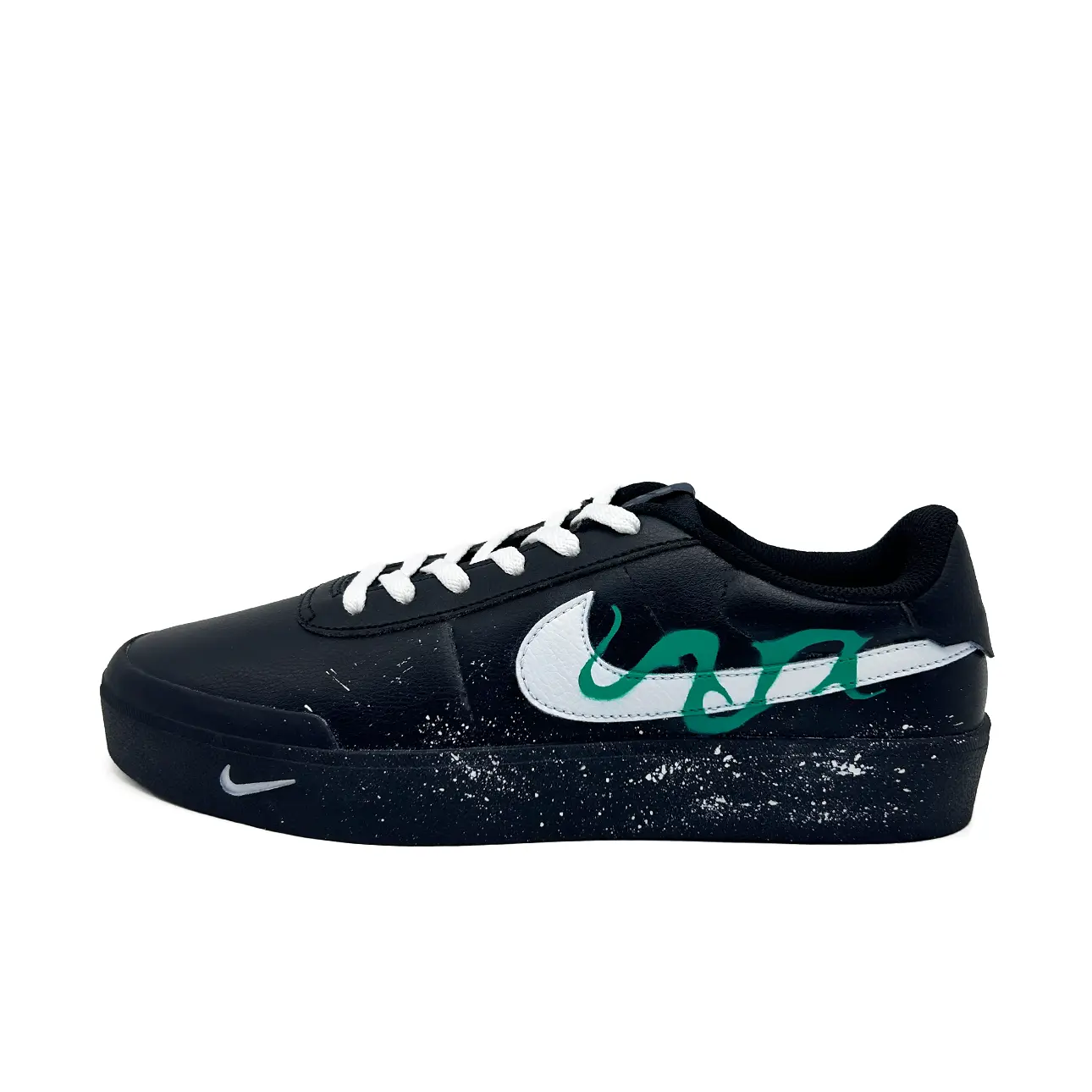 

Кроссовки для скейтбординга Court Shot Thorn Coverage Low Top, мужские, черные Nike, Green