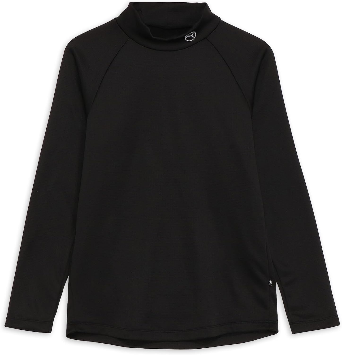 

Флисовая кошачья толстовка с высоким воротником-регла и подкладкой из песочного материала, с изображением большой кошки Puma, черный