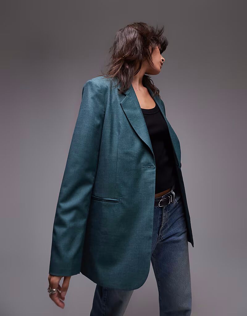 

Блейзер Topshop зеленого цвета