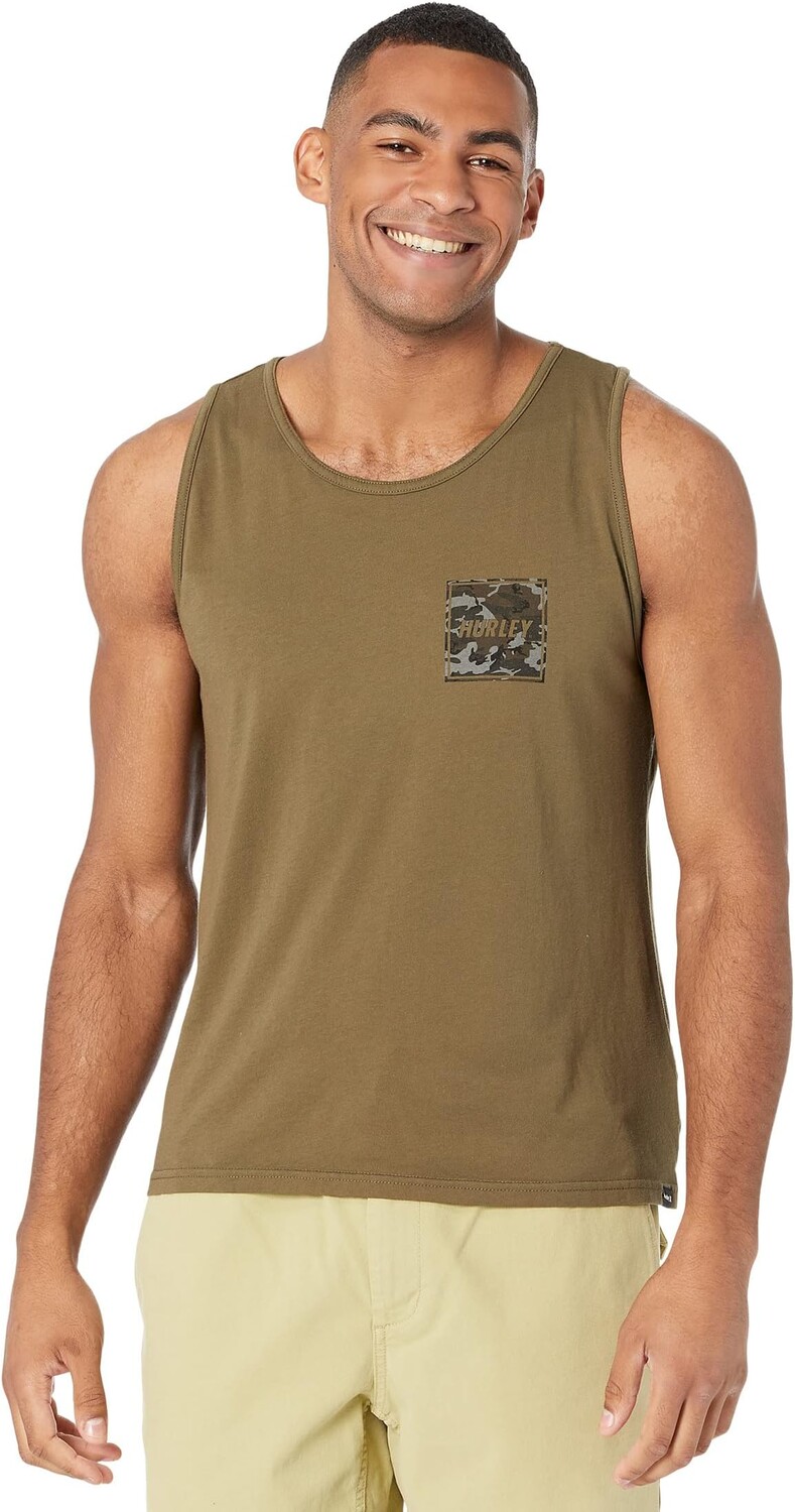 

Топ Hurley Four Corners Tank, цвет Olive