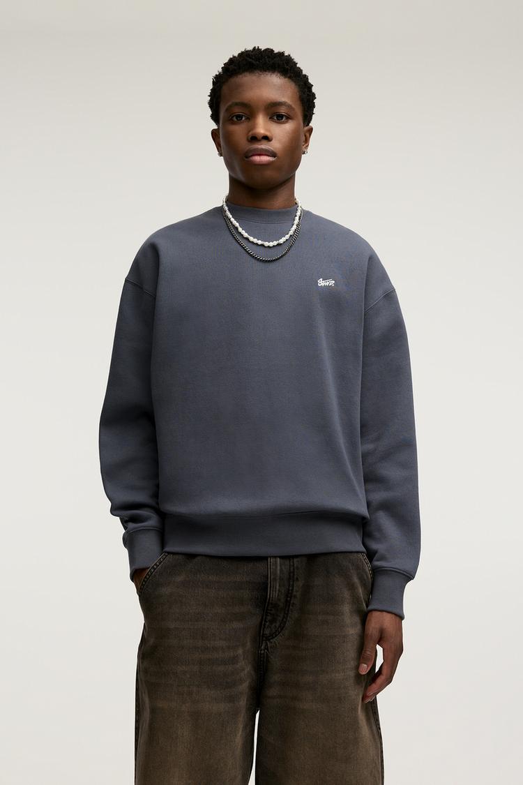 

Толстовка с круглым вырезом Pull And Bear, синий