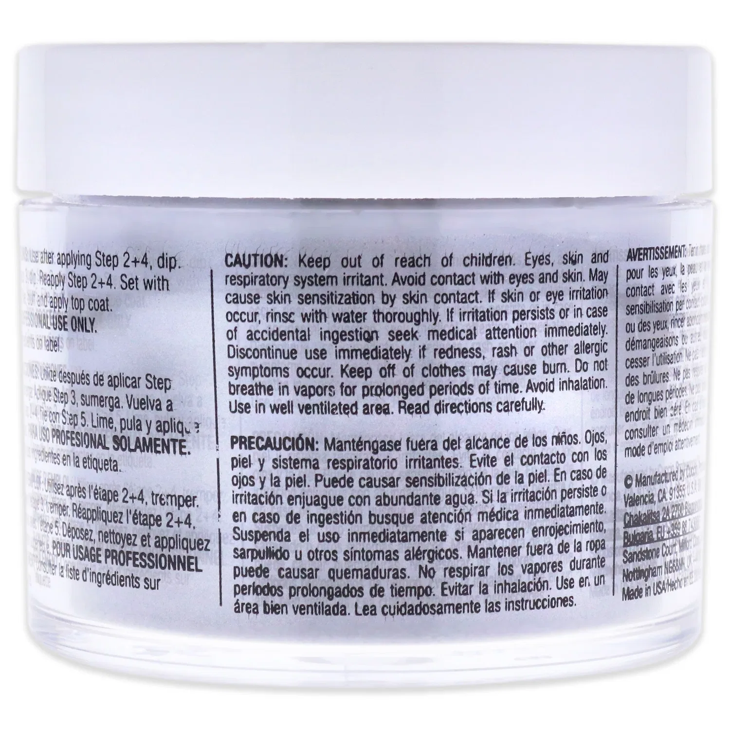 Система для наращивания ногтей Pro Powder Polish Nail Colour Dip System - Soaked In Seattle от Cuccio Colour for Women - 1,6 унции (47 г) пудры для ногтей, фиолетовый — фото 2