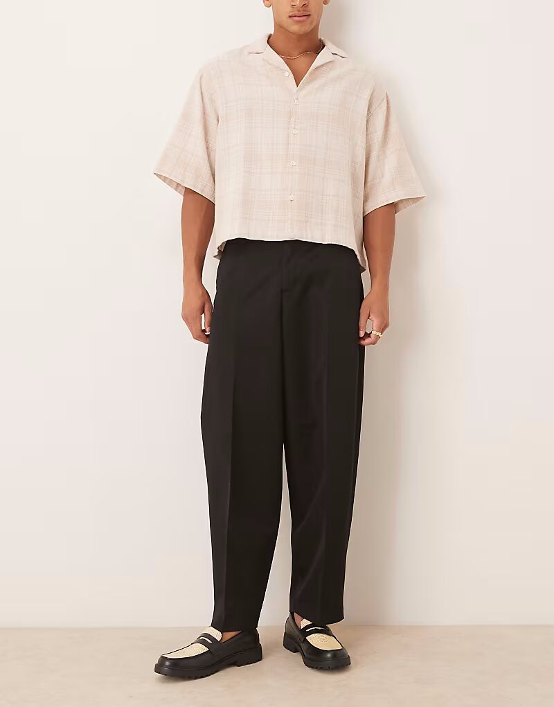 

Элегантные зауженные брюки ASOS DESIGN черного цвета