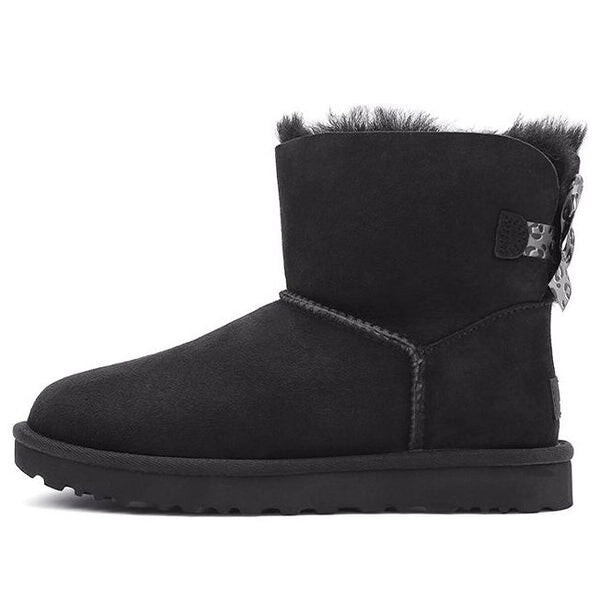 Кроссовки мини bailey bow ii exotic boot Ugg, черный