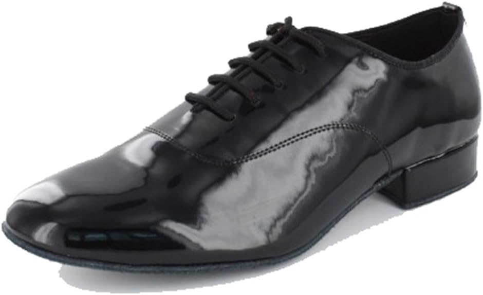 

Мужские классические танцевальные туфли на шнуровке с закрытым носком для практики ча-ча, сальсы, танго, джаза, румбы, бальных, латинских и современного танца Mgm-Joymod, черный