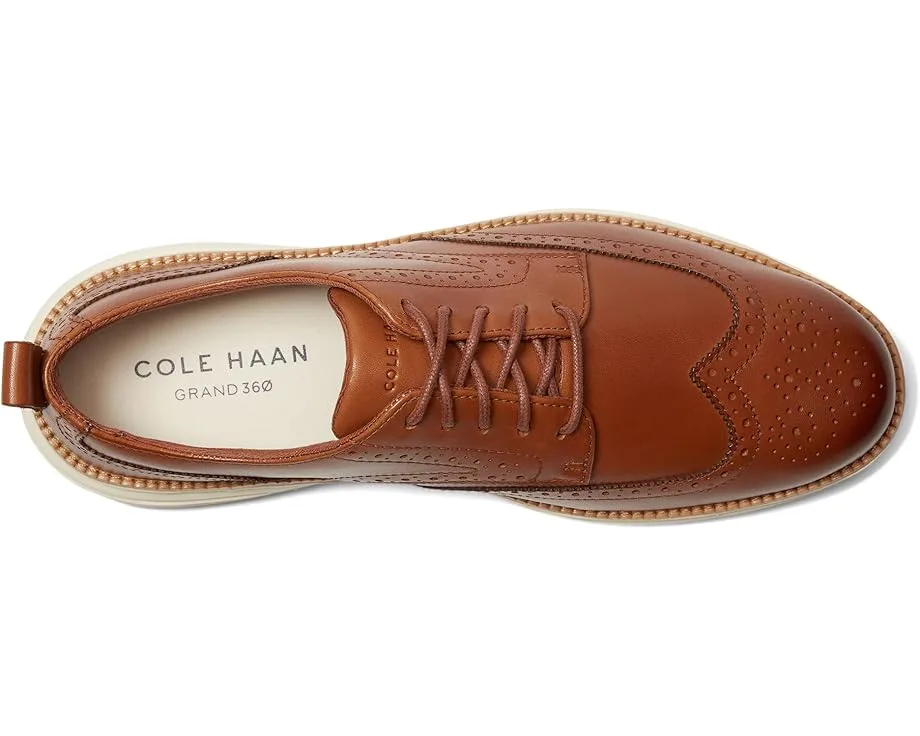 Оксфорды Cole Haan Grand Hurrion Wing Tip Oxford, British Tan/Ivory — фото 2