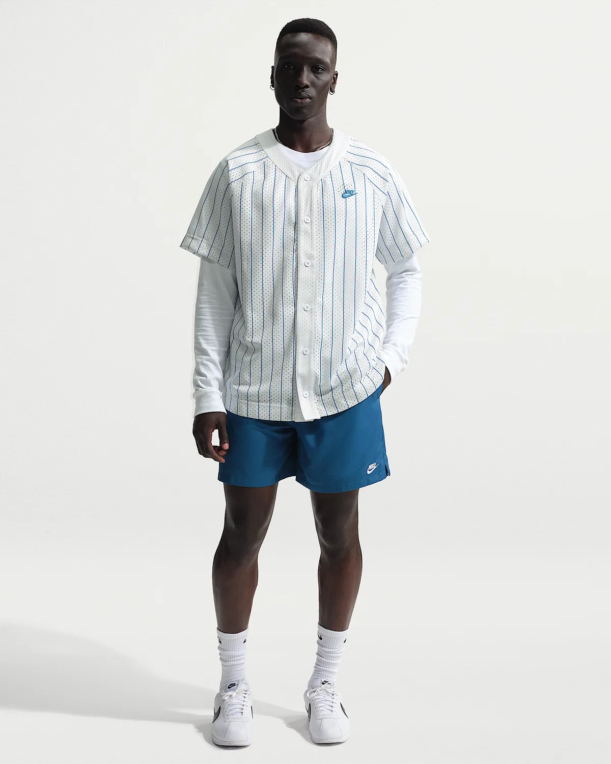 Мужские шорты Nike Club Woven Flow, Court Blue/White
