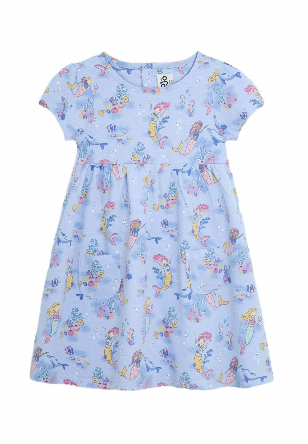 

Платье из джерси REGULAR FIT MERMAID WITH PET IN POCKET JoJo Maman Bébé, синий