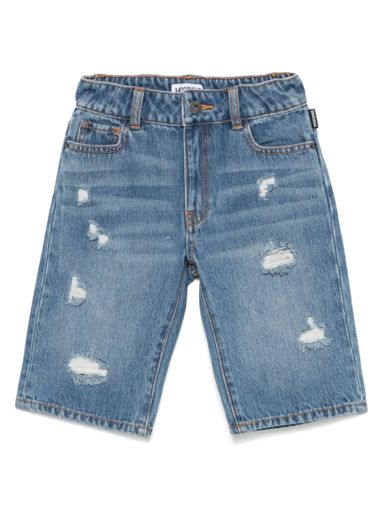 

Moschino Kids шорты с нашивкой Teddy Bear, синий