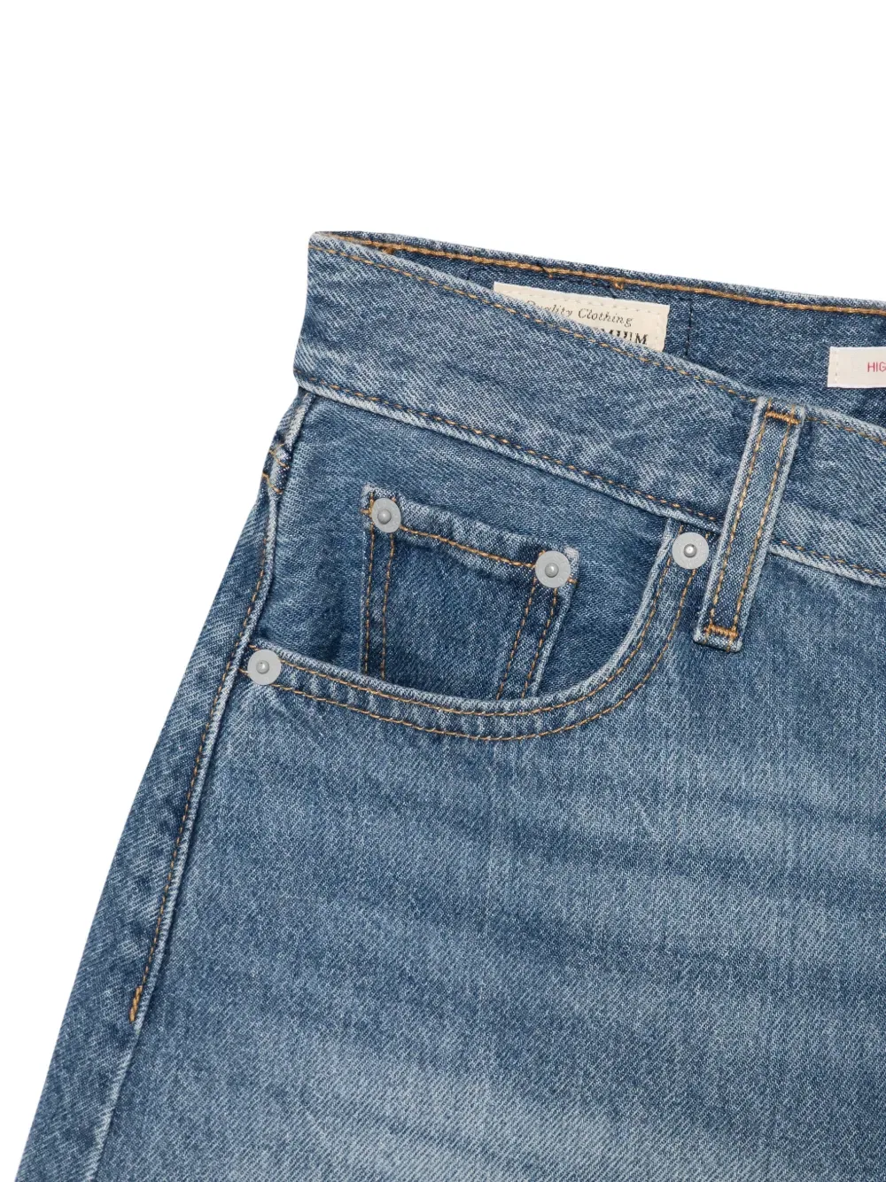 Свободные шорты с высокой талией Levi'S, синий — фото 3