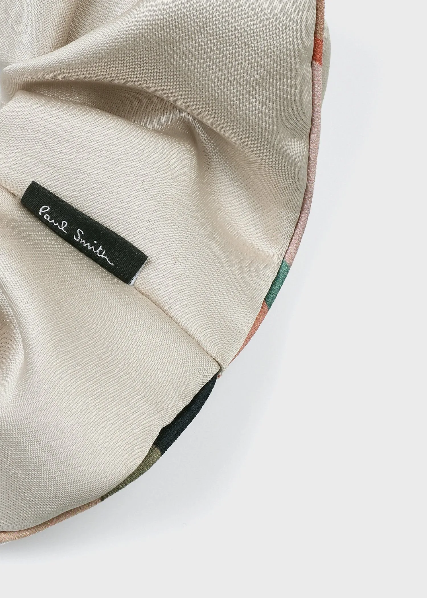 Женская резинка для волос с декоративным узором "Вихрь". Paul Smith, off white — фото 3