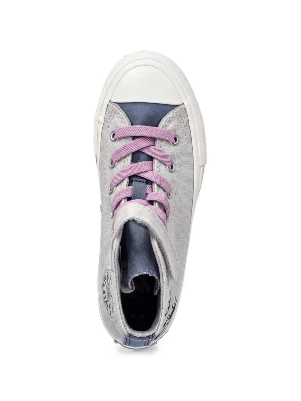 Кроссовки с принтом X Наруто Шиппуден Converse Kids, серый — фото 4