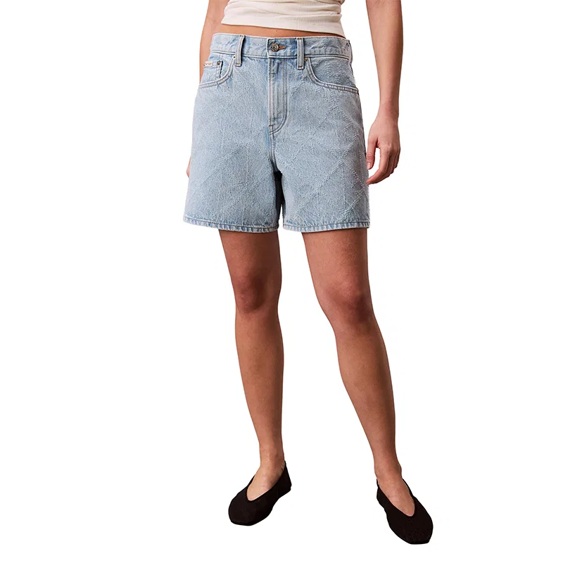 Джинсовые шорты женские Calvin Klein, 3U8-Denim Light Blue
