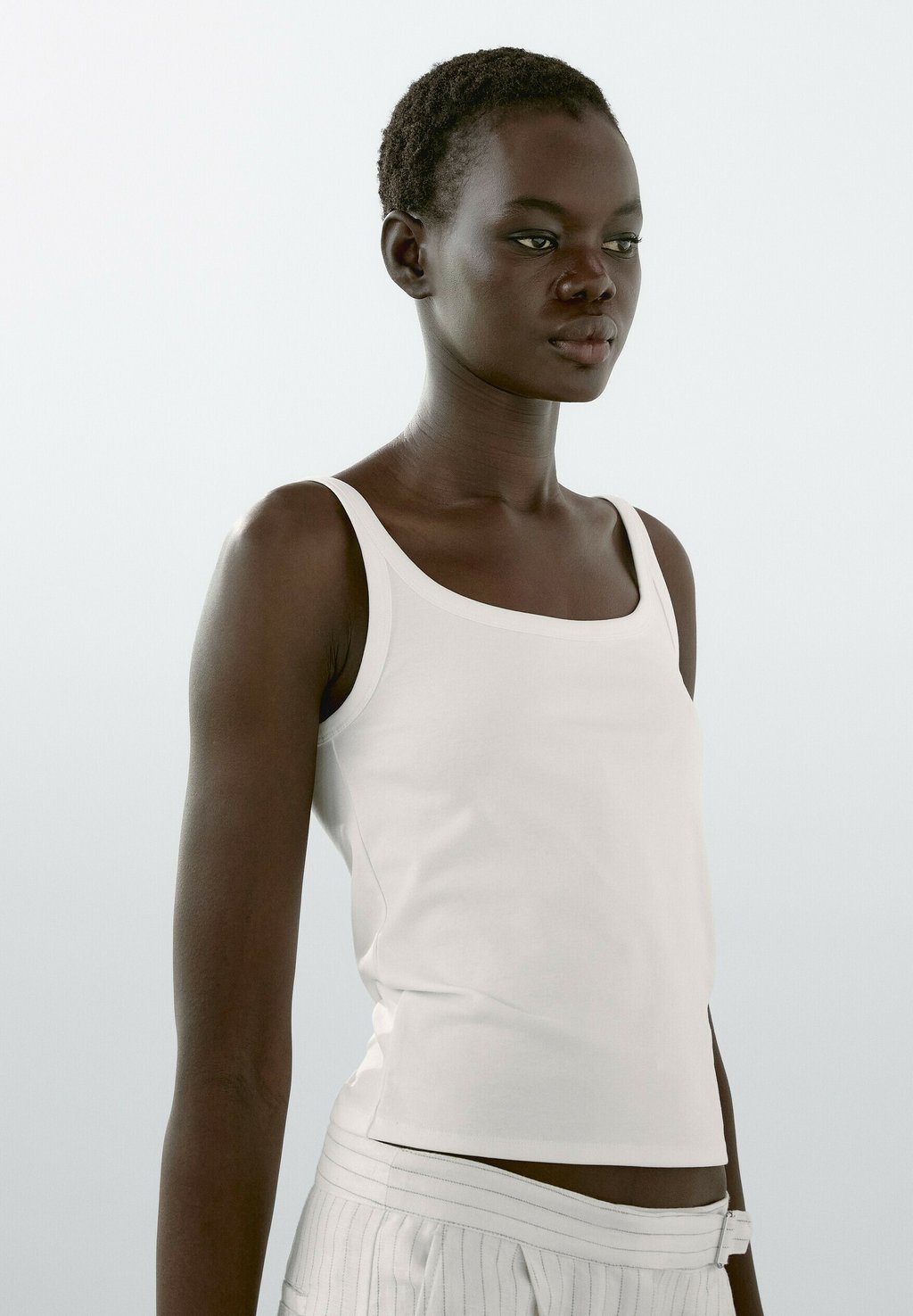 

Топ STRAPPY Massimo Dutti, белый