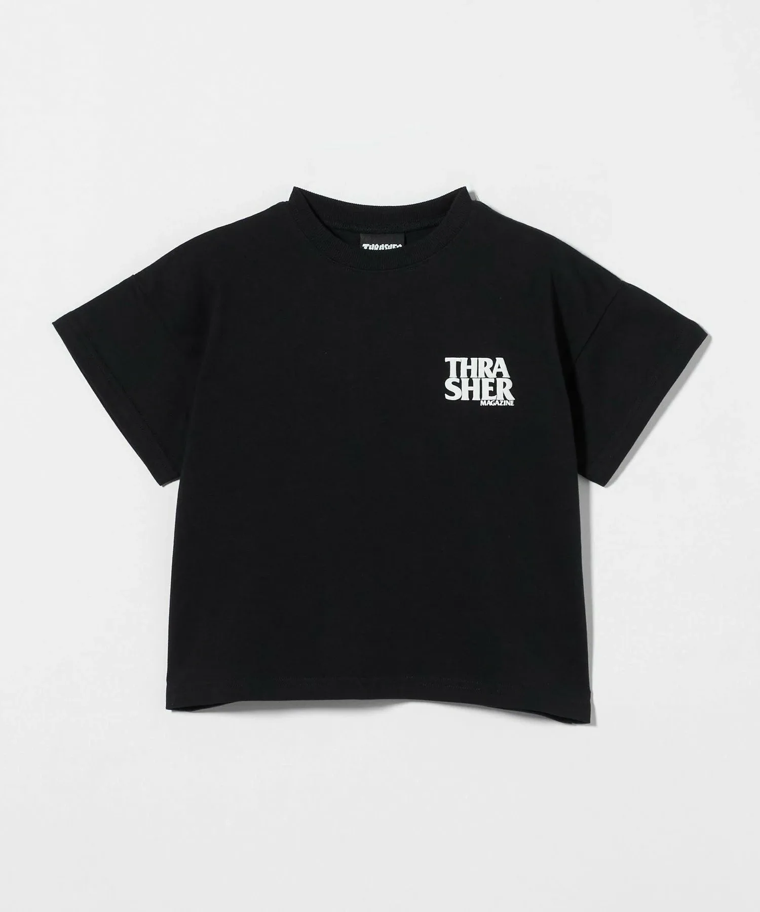 Футболка с графическим принтом THRASHER / Детская 100-130 см United Arrows Green Label Relaxing, Black — фото 2